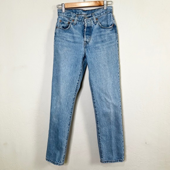 Levi's Denim - Levi's 501 Original Fit Jeans Size 25 High Rise 100% Cotton Straight Leg
